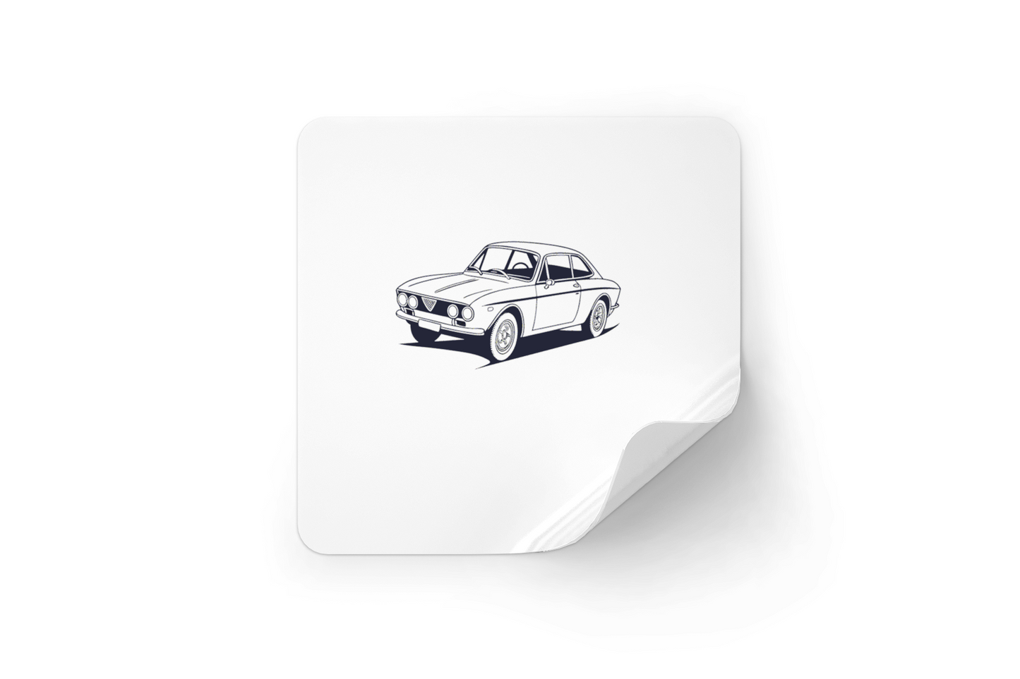 Lancia Fulvia Classic | SVG Retro | Automobile Vintage