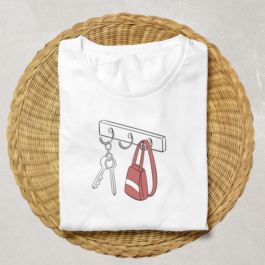 T-shirt moderne avec élément numérique minimaliste pour une touche quotidienne élégante
