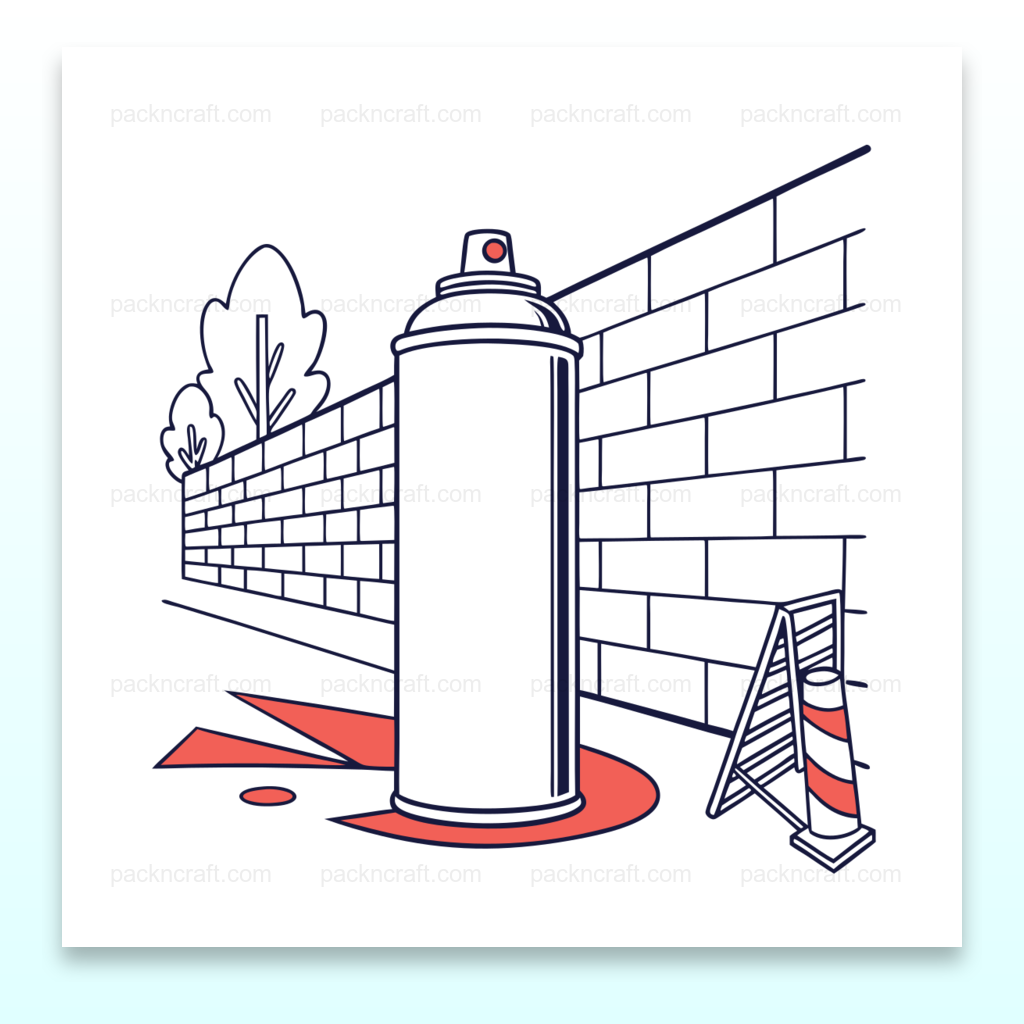 Bombinette en Scène | Graffiti Artiste SVG | Urbain Vintage