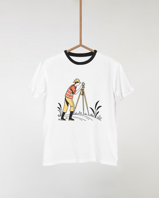 Géomètre en Action | SVG Épuré | Thème Nature