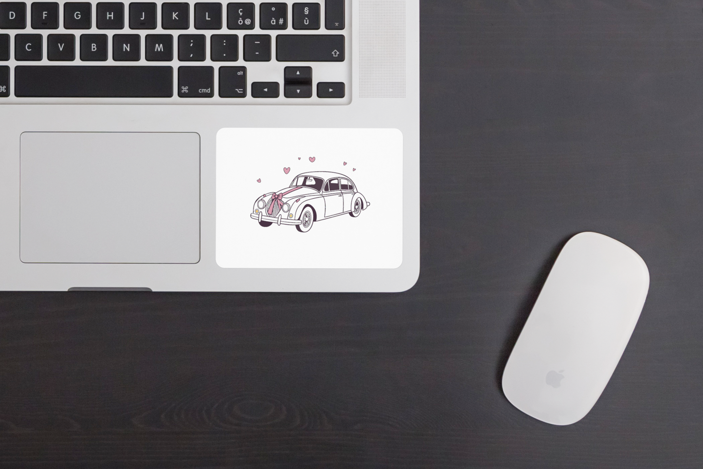 Sticker 'Just Married' pour carnet de voyage ou loisirs créatifs