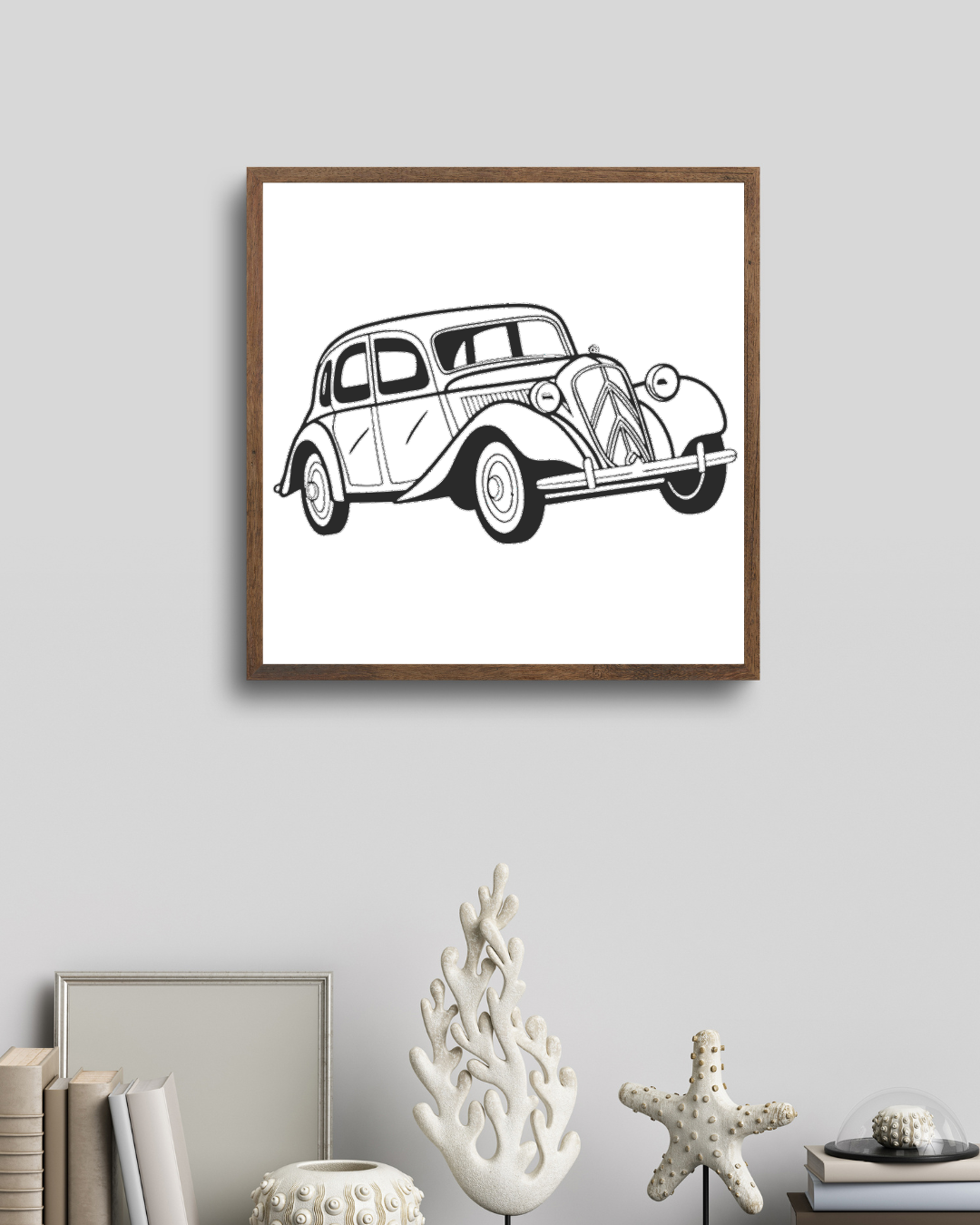 Citroën Vintage | Art SVG Rétro | Thème Voiture