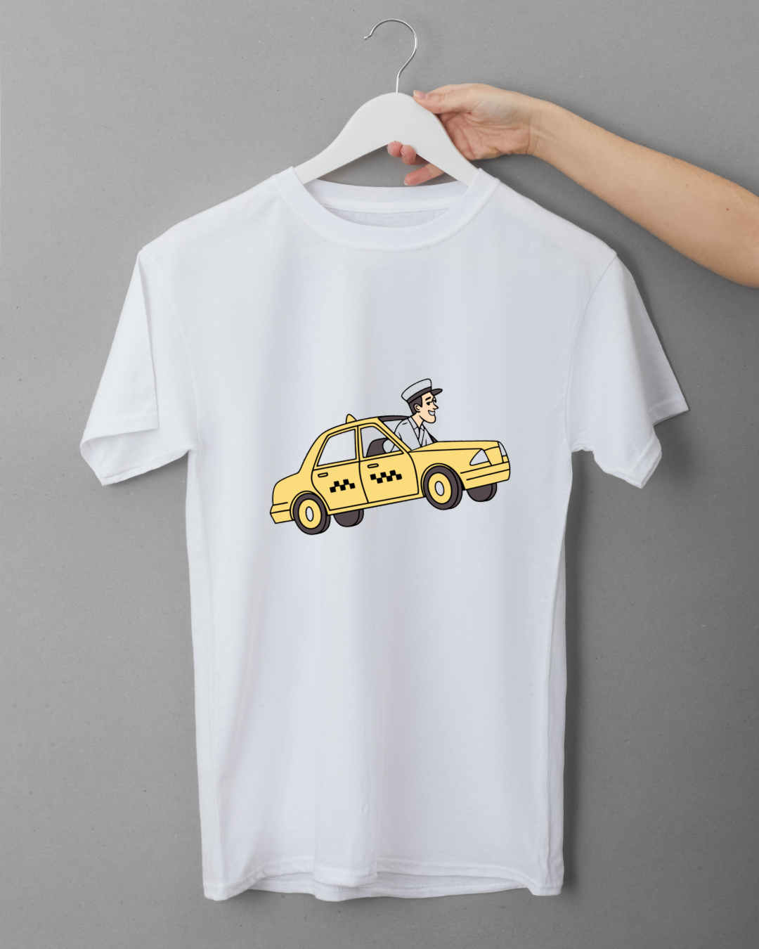 Chauffeur de Taxi Souriant | SVG Rétro | Aventures Urbaines
