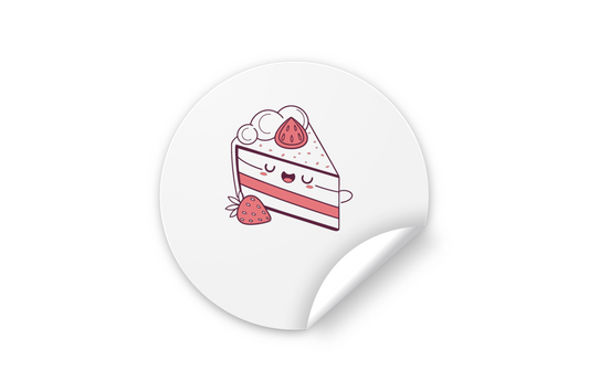 Adorable illustration de gâteau kawaii pour usage créatif