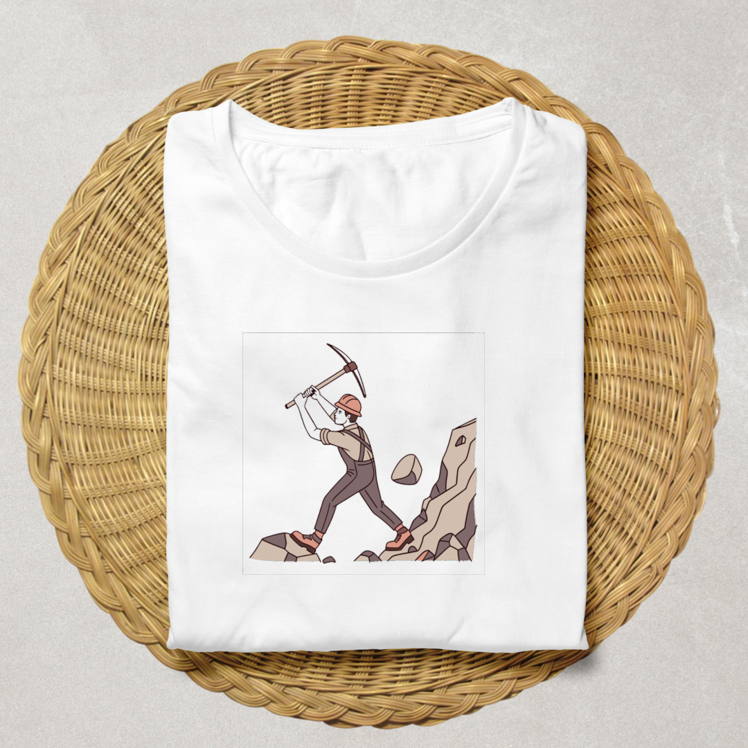 Mineur et Pioche | Style Vintage SVG | Thème Industriel