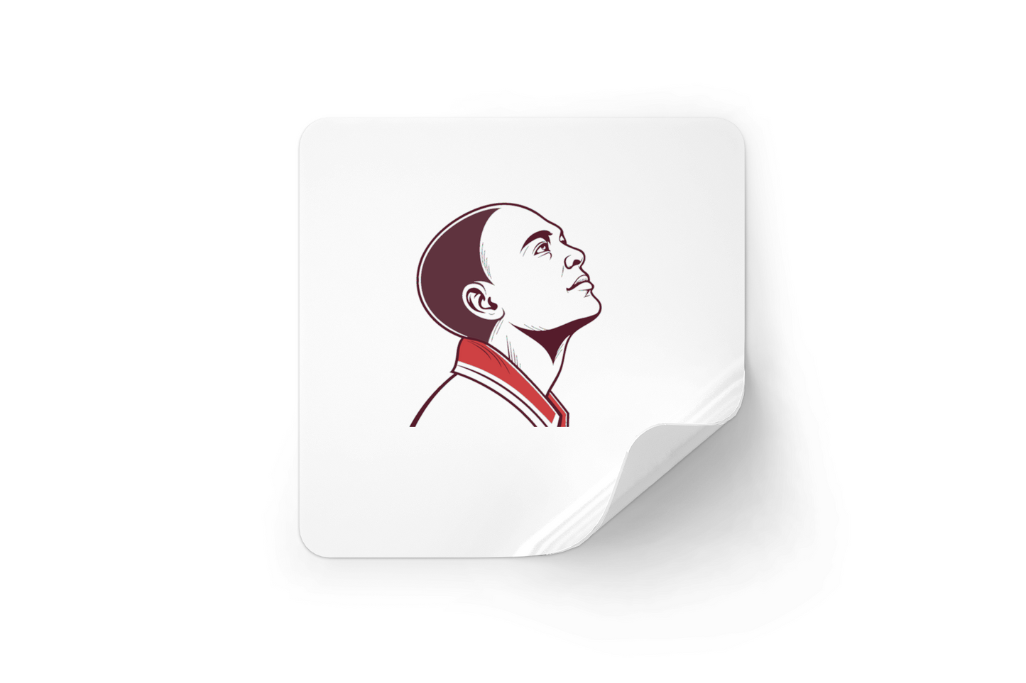 Sticker au design moderne avec icône vectorielle évoquant des émotions artistiques