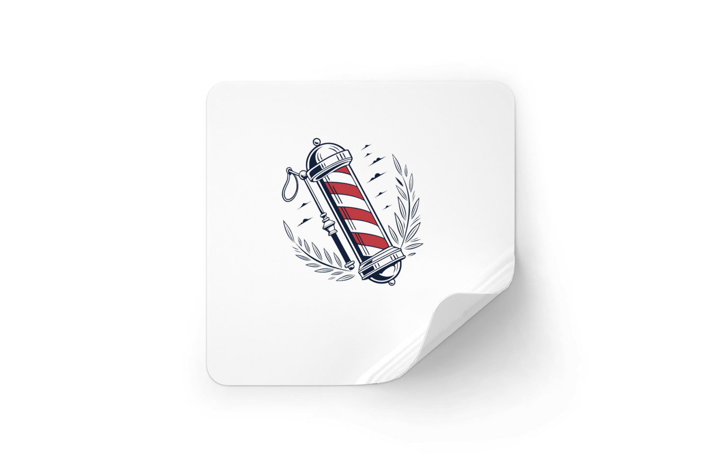 Sticker de barbier style ancien, décoration originale pour planners.