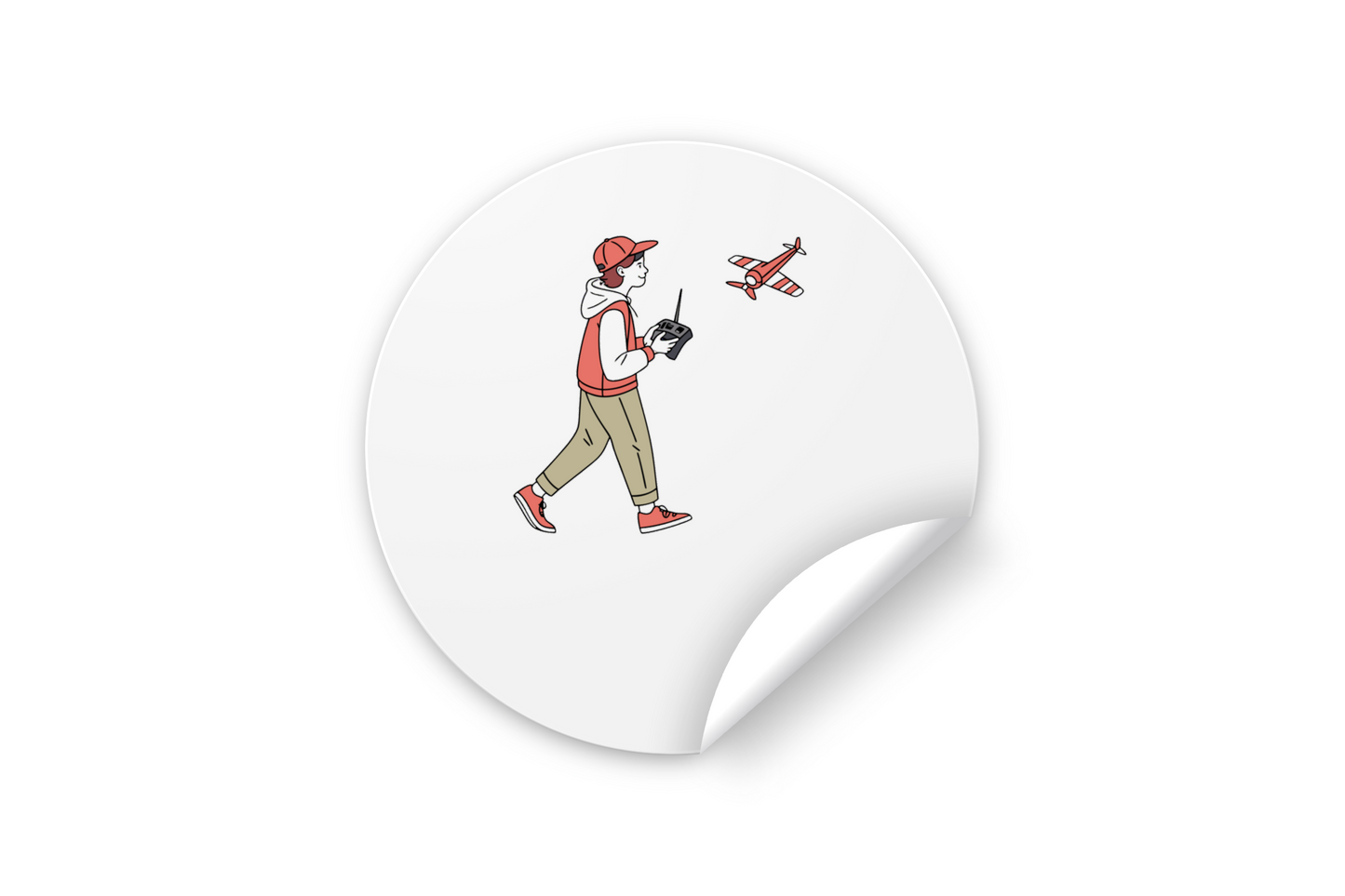 Sticker garçon pilote de drone, fichier vectoriel numérique, idéal pour décoration., Image numérique de garçon et drone, style rétro, pour projets éducatifs., Mug personnalisé avec garçon pilote drone, illustration vectorielle numérique., Cadre décoratif avec illustration garçon drone, fichier numérique pour DIY., T-shirt personnalisé avec motif rétro garçon drone, idéal pour papeterie.