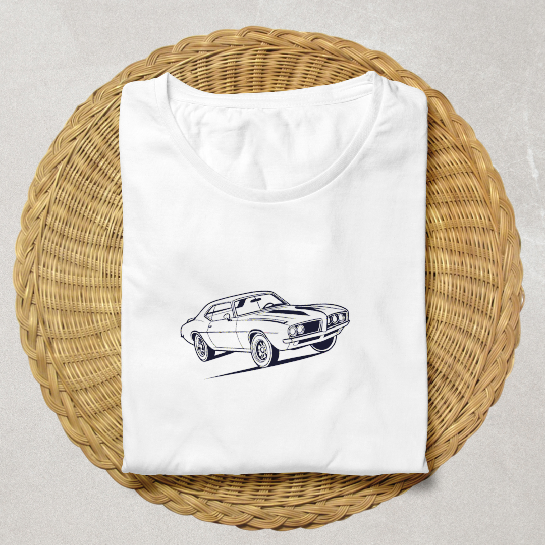 T-shirt personnalisable avec design Pontiac Firebird