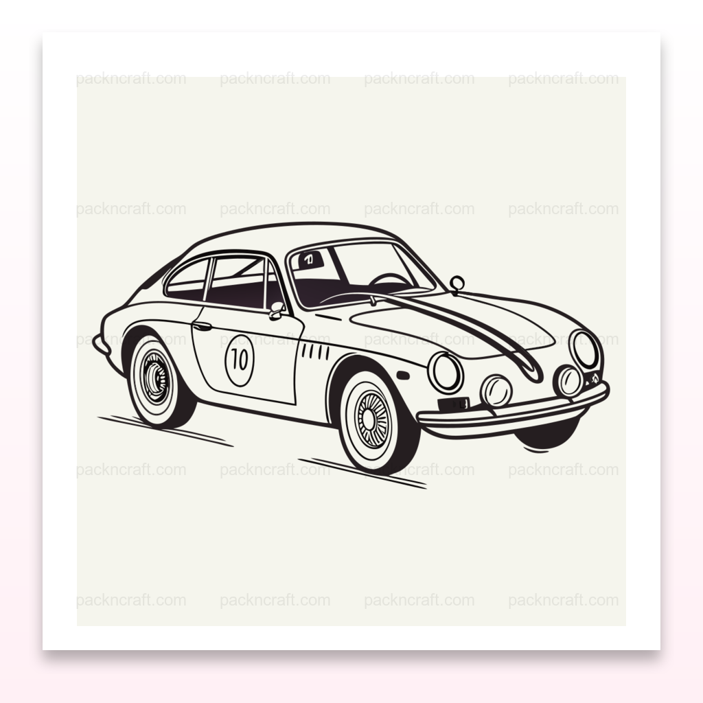 Alpine A110 sur Tasse Vintage | SVG Chic | Thème Classic Car