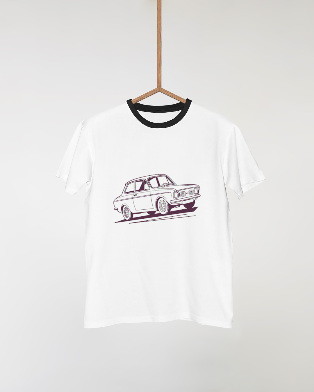 Voiture Vintage en Mouvement | SVG Nuancé | Thème Rétro