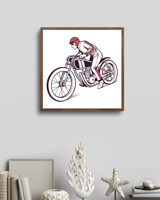 Contexte cadre rétro avec board tracker 1920s pour décor mural