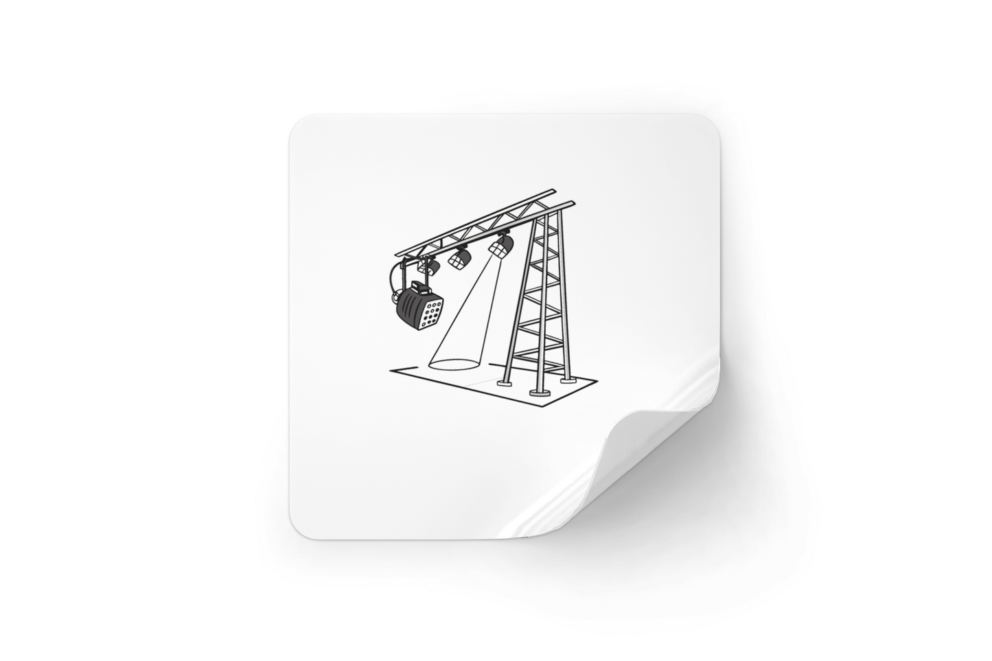 Éclairage de Théâtre | Style Moderne SVG | Thème Spectacle