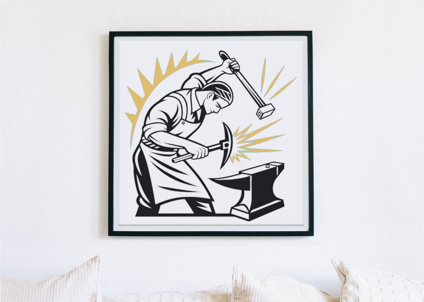 Forgeron en action | Style rétro | Ambiance atelier