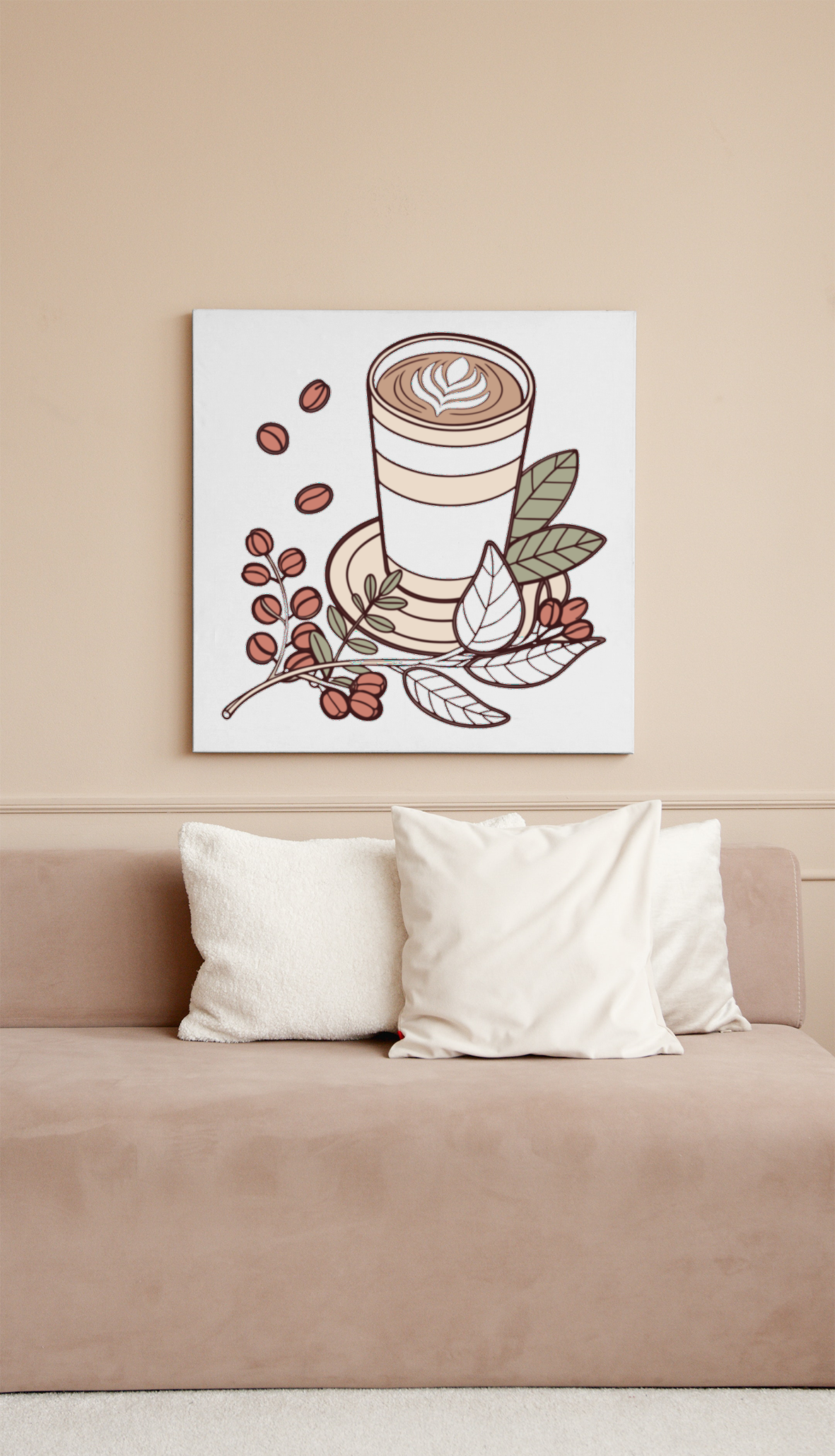 Cadre décoratif avec icône pastel vectorielle pour école et papeterie