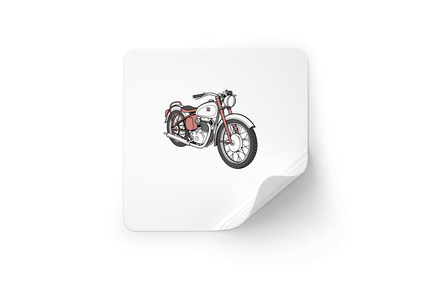 Sticker de la moto Panther modèle 100 années 50, style rétro