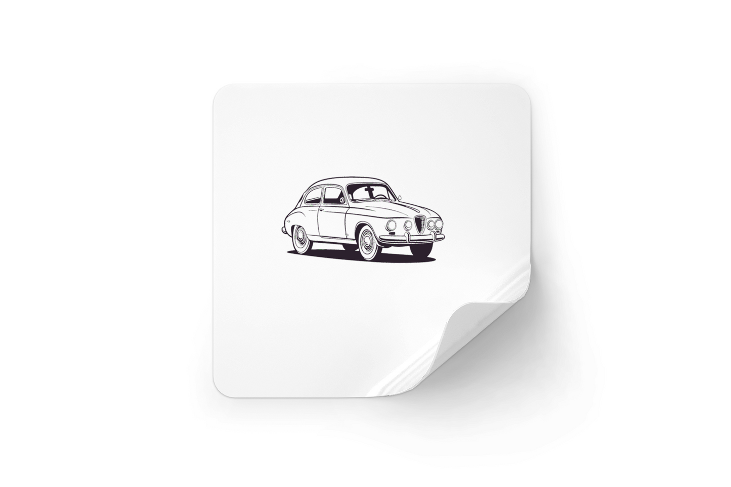 Sticker de voiture rétro pour personnalisation et design