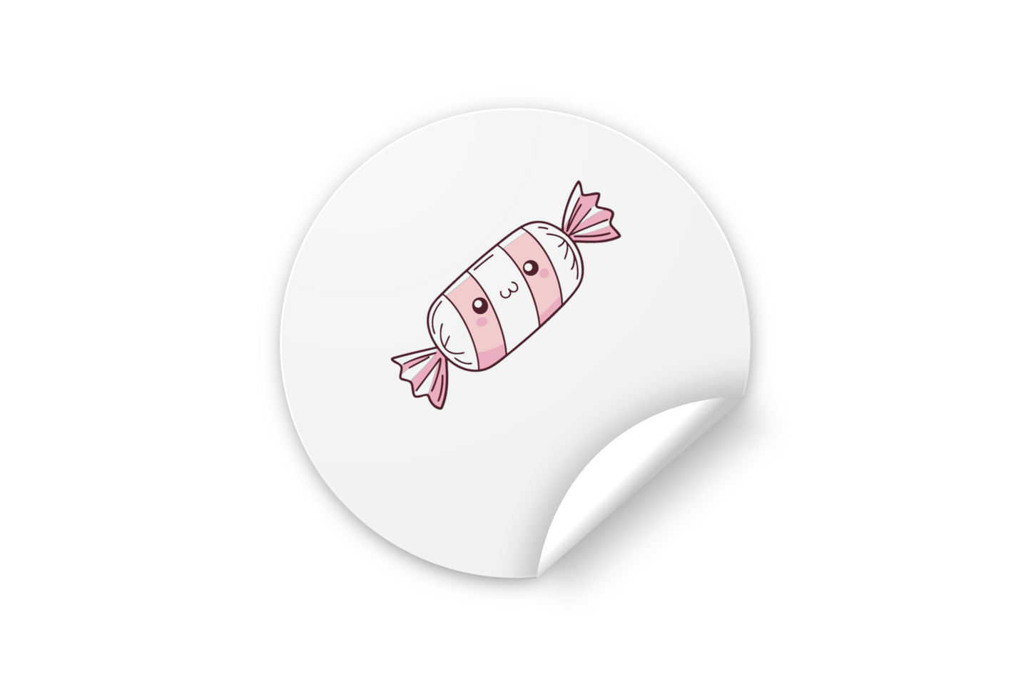 Sticker bonbon kawaii, parfait pour décorer vos cahiers
