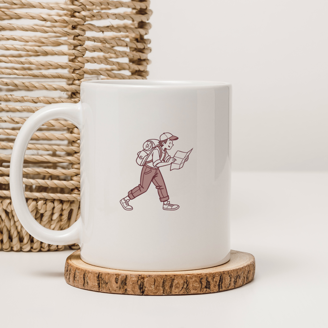 Randonneur Curieux | Style Vintage SVG | Aventure Nature