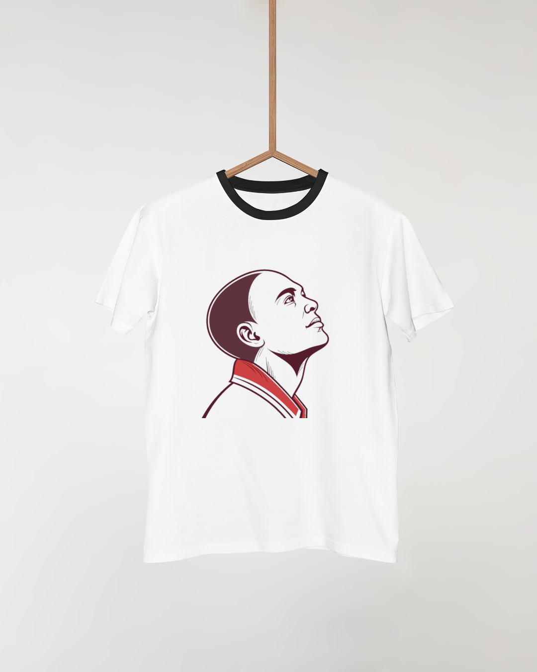 T-shirt présentant un art vectoriel captivant dans des teintes vibrantes