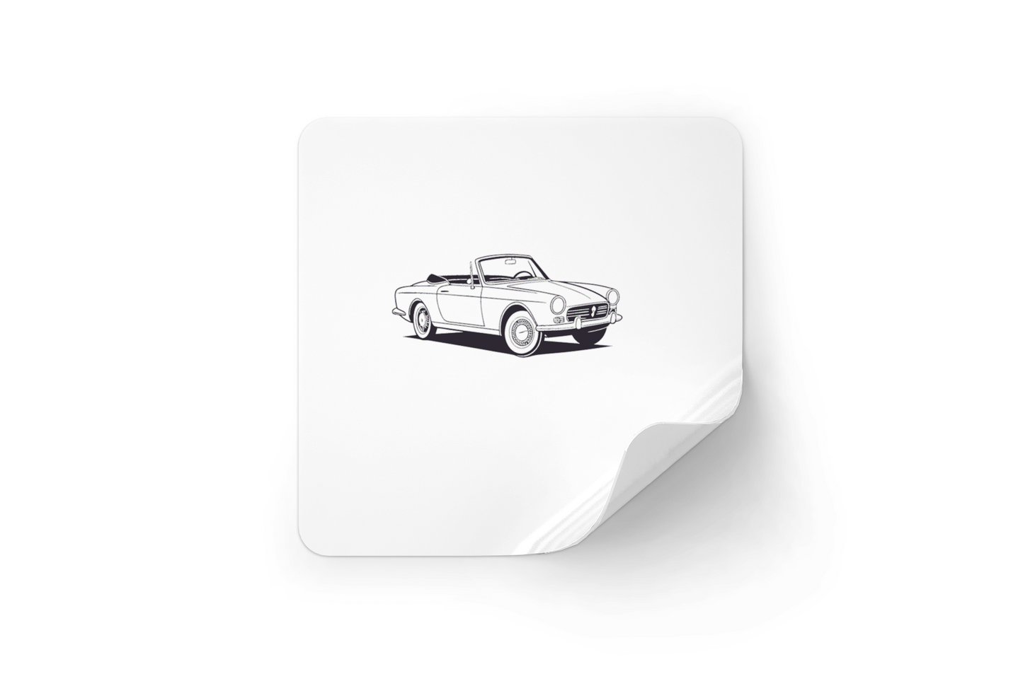 Sticker Peugeot 404 Cabriolet pour décoration.