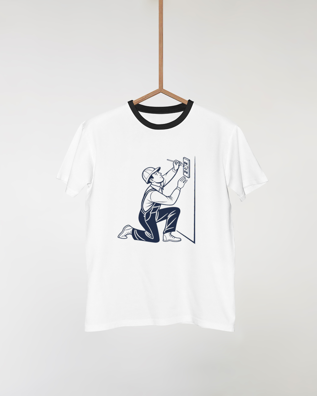 Électricien en Action | Style Rétro SVG | Thème Vintage