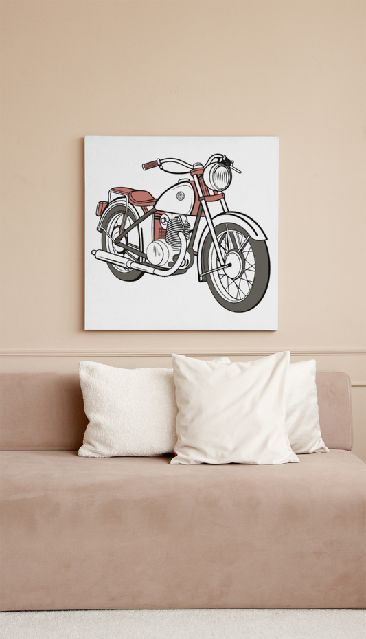 Cadre vintage de la NSU Max 1950s idéale pour décoration