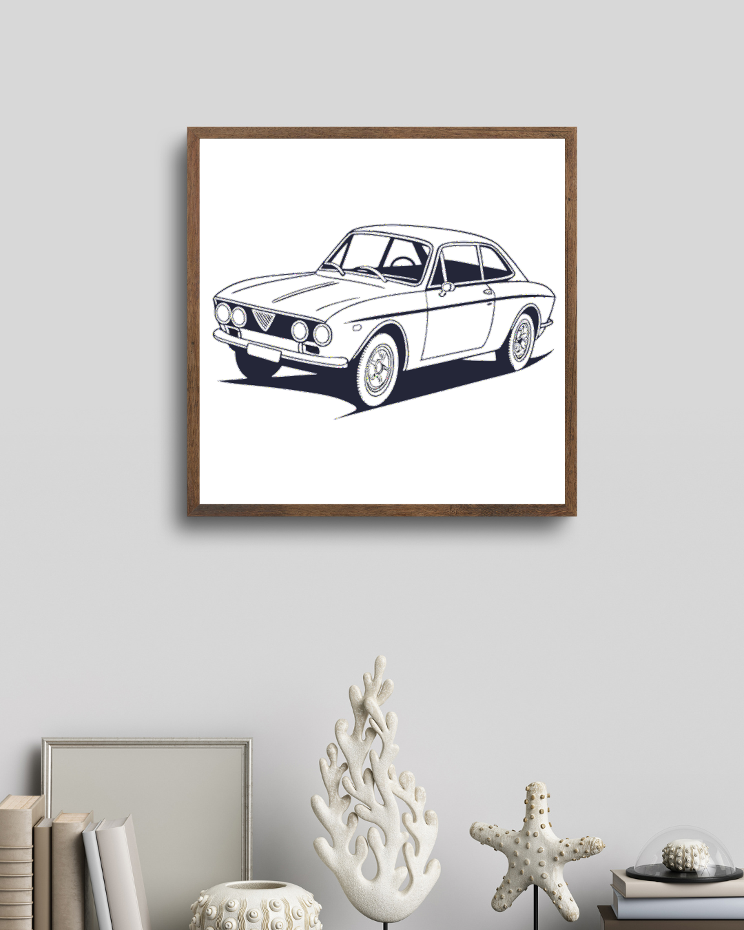 Lancia Fulvia Classic | SVG Retro | Automobile Vintage