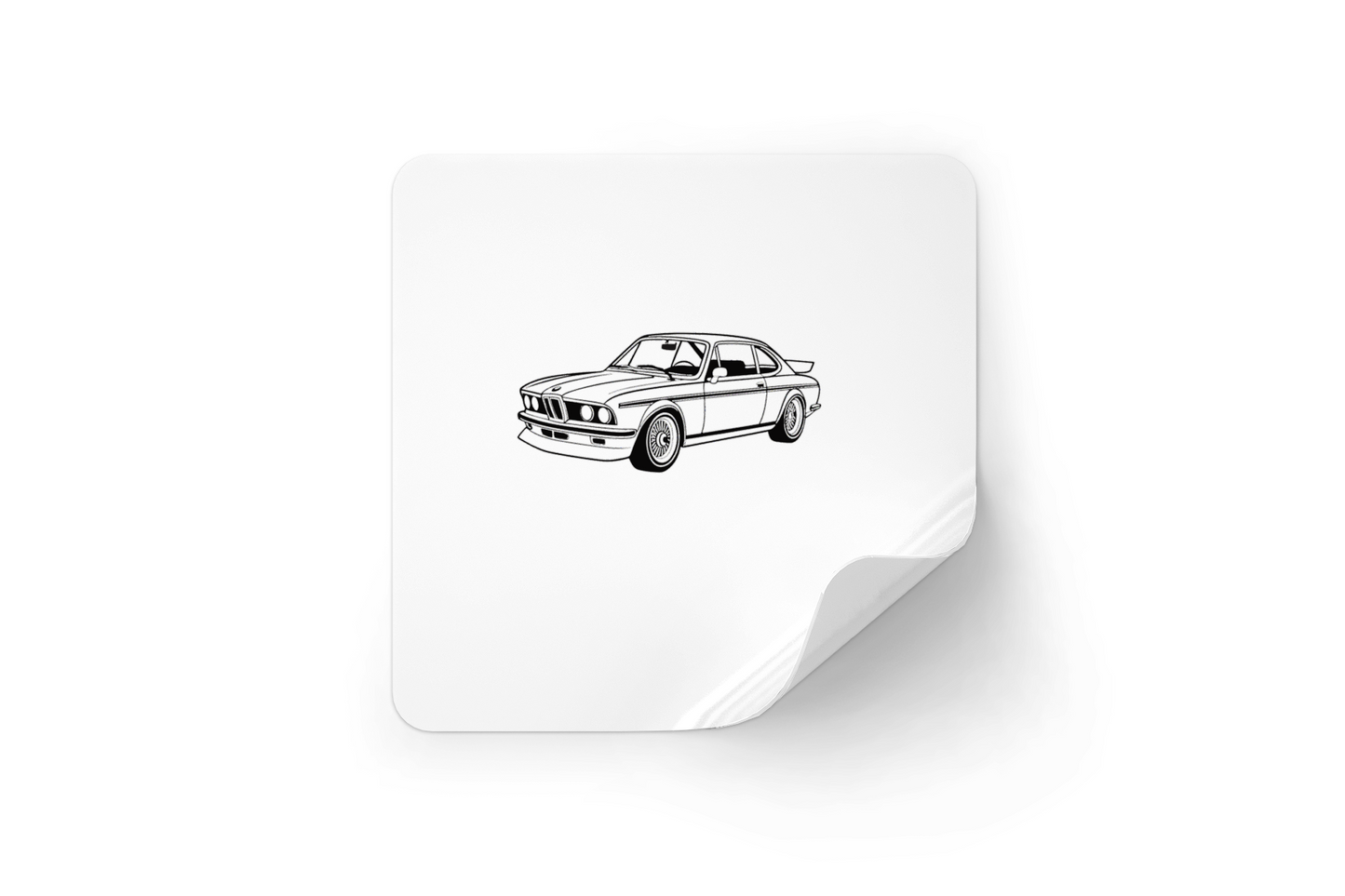 BMW 3.0 CSL Classe et Dynamisme | Art Vectoriel | Vintage
