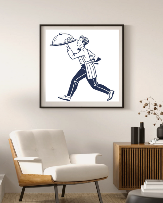 Serveur Galopant | Classique Vintage | Salle à Manger