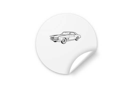 Buick Riviera 1965 Élégante | Style SVG Ligne Vintage