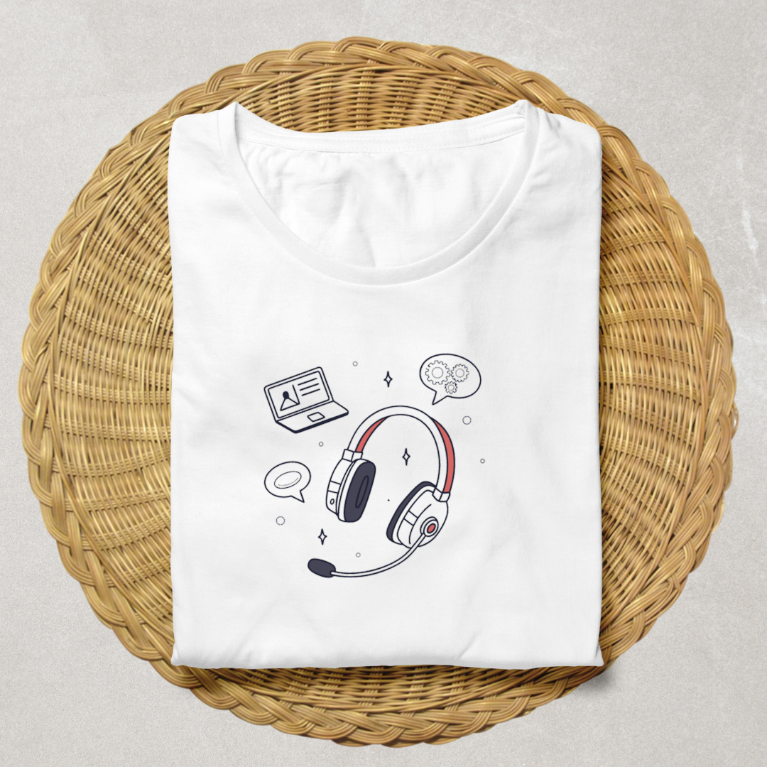 Casque de Support | Style Retro | Thème Bureau