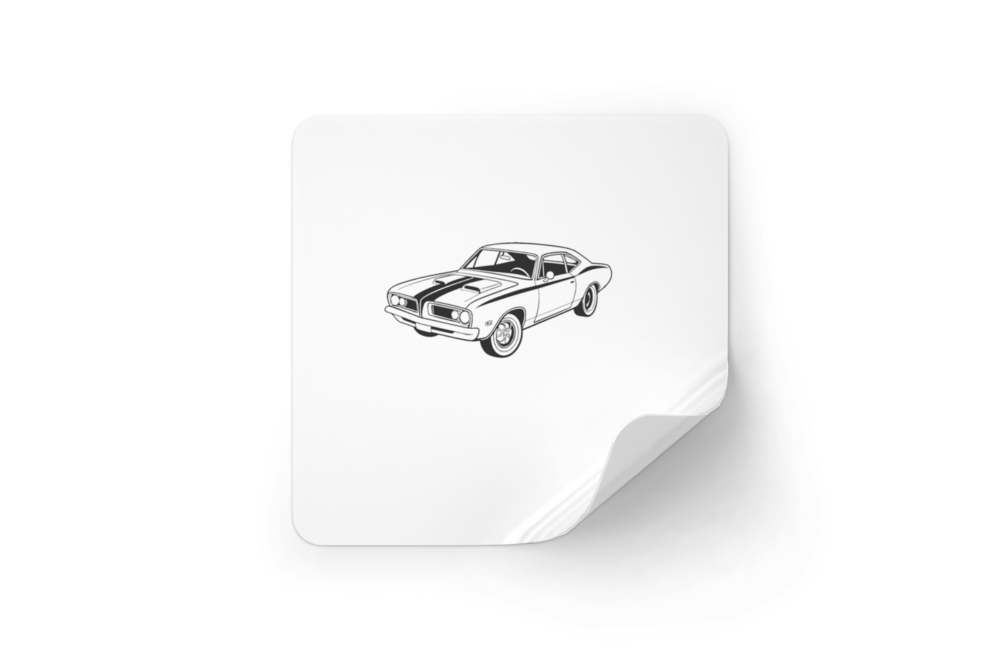 Muscle Car Classique | SVG Artistique | Thème Vintage