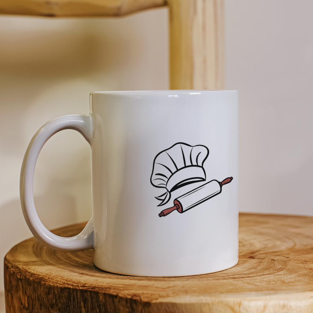 Toque et Rouleau | SVG Élégant | Thème Gourmand