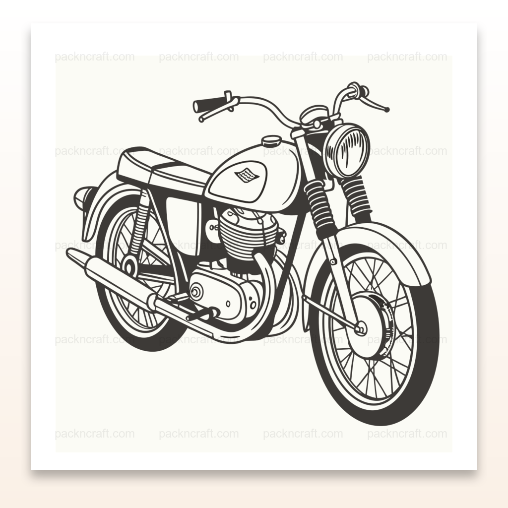 Numérique SVG Triumph Bonneville, qualité optimale.