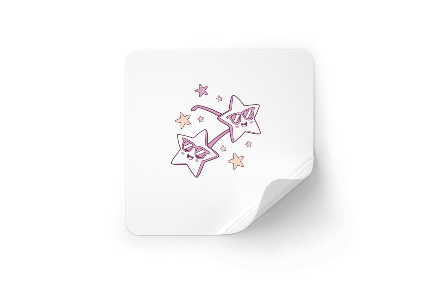 Sticker étoile kawaii, idéal papeterie ou agenda