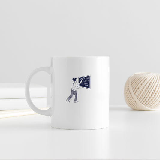 Professeur Calculant | SVG Élégant | Éducation