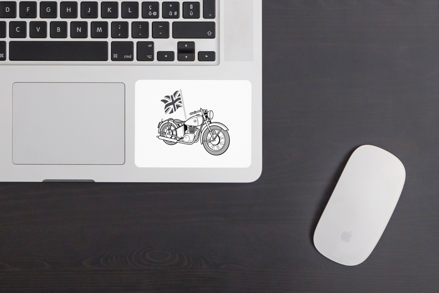 Sticker moto Sunbeam S7 1946, parfait pour personnalisation DIY.