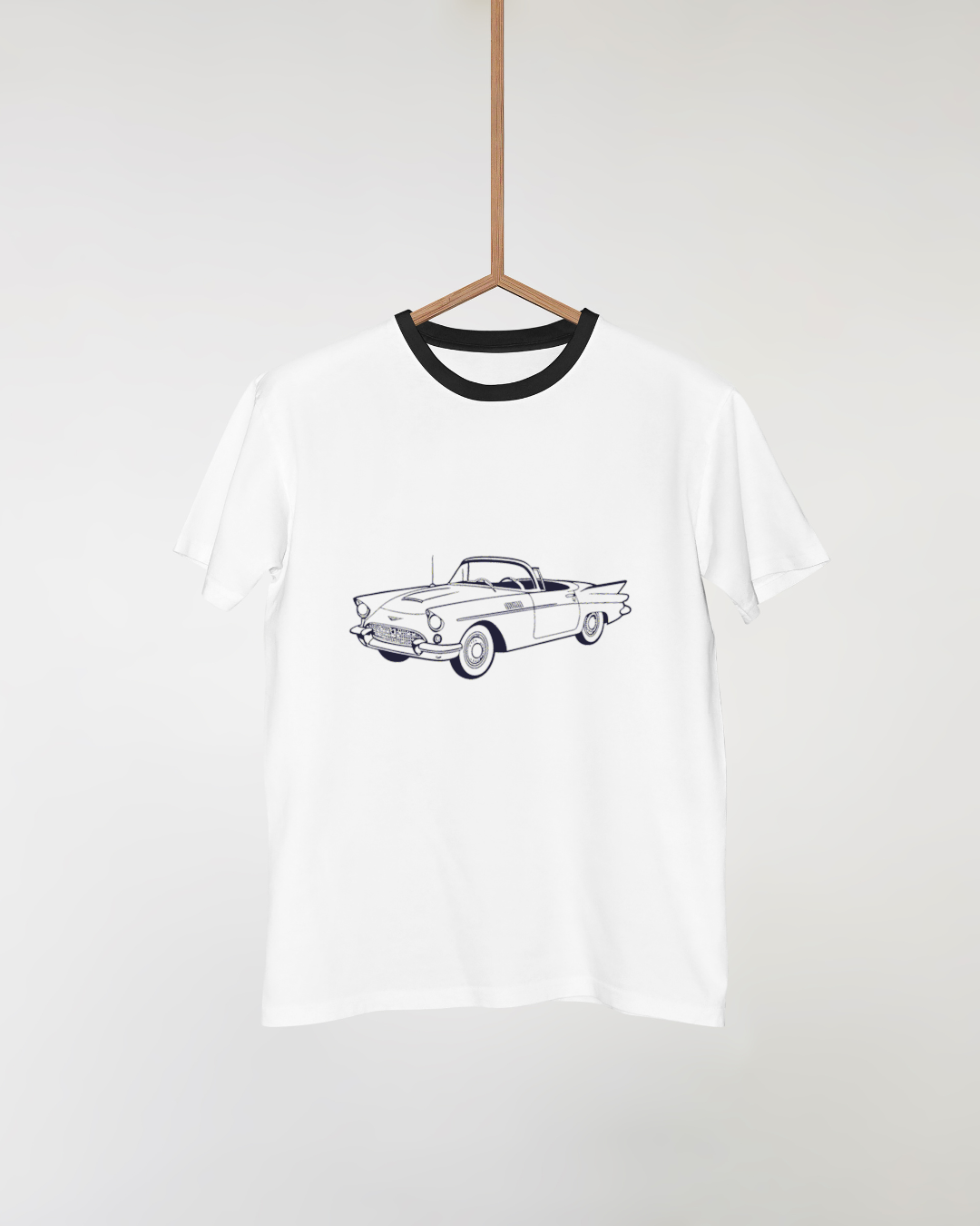 Ford Thunderbird 1957 élancée | Classic SVG | Vintage