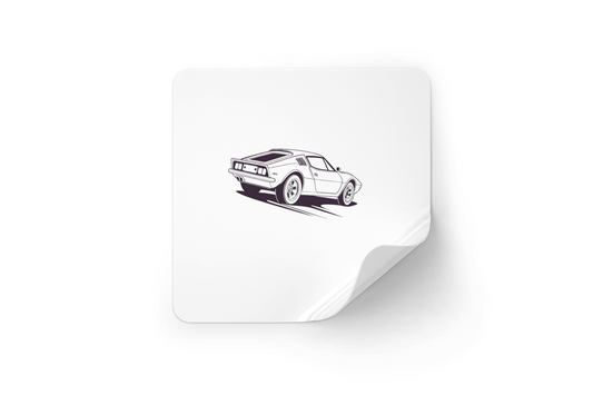 Voiture rétro en vitesse | Style SVG dynamique | Thème vintage