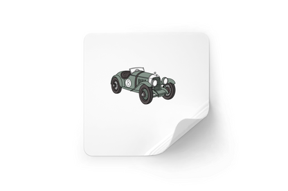 Voiture de course vintage | SVG classique | Rétro