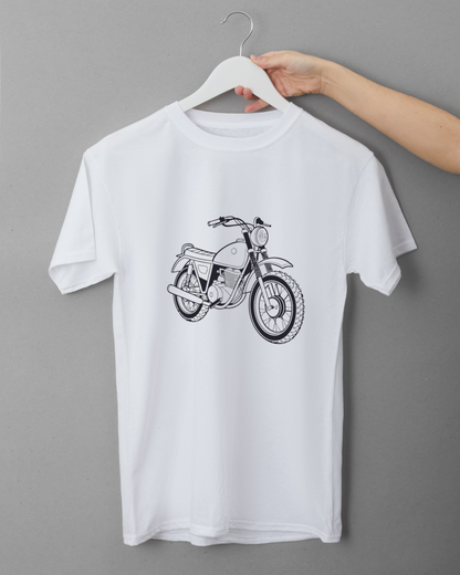 Visuel de Ducati Scrambler sur t-shirt personnalisé