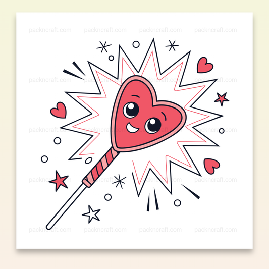 Cœur Étincelant | Style Kawaii Anniversaire