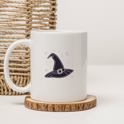 Mug avec un motif de chapeau de sorcière pour une touche Halloween magique