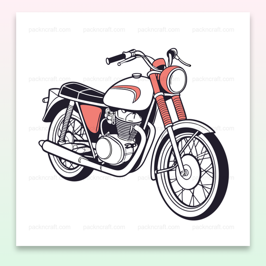 Illustration vectorielle Triumph Trident 1968 pour DIY et décoration