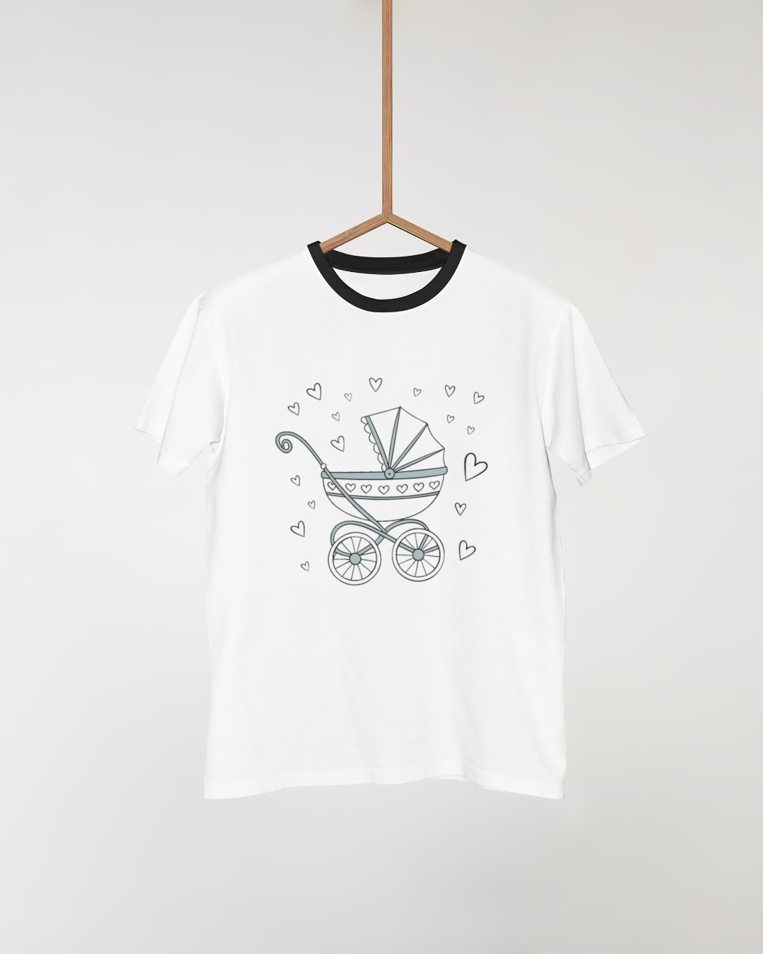 Design kawaii imprimé sur une chemise