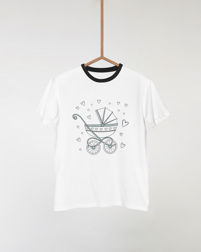Design kawaii imprimé sur une chemise