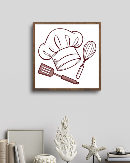 Chapeau de Chef & Ustensiles Créatifs | Vintage SVG | Cuisinez avec Style