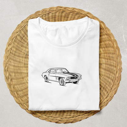 Camaro Classique Rugissement | Art SVG Épuré | Design Vintage