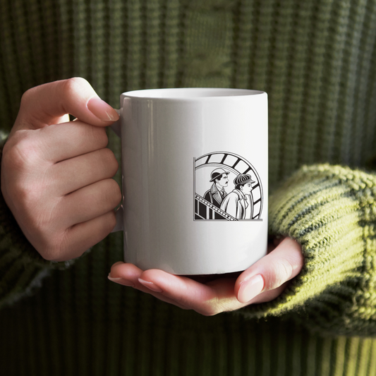 Image de mugs avec style années 20, parfaits pour la décoration rétro.